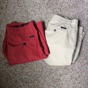Men’s 9” inseam chap shorts